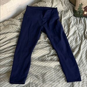 Fabletics Blue Performance Leggings High Waist